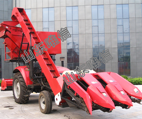 Picker And Peeling Function Mini Corn Combine Harvester