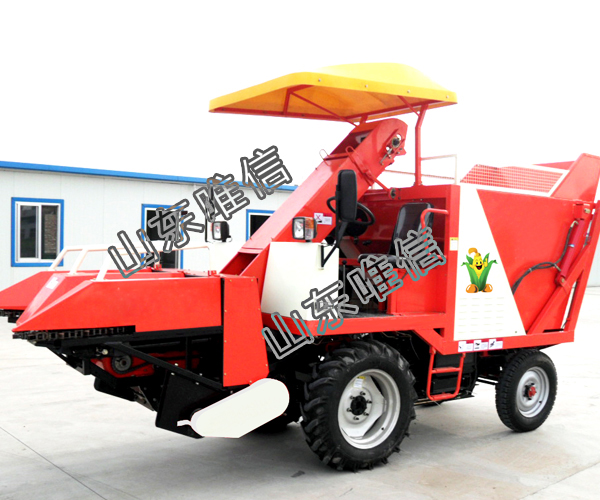 Picker And Peeling Function Mini Corn Combine Harvester