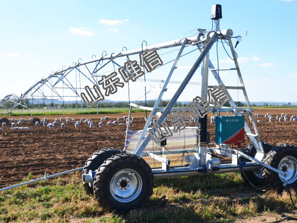 Linear irrigation System with Tower Box