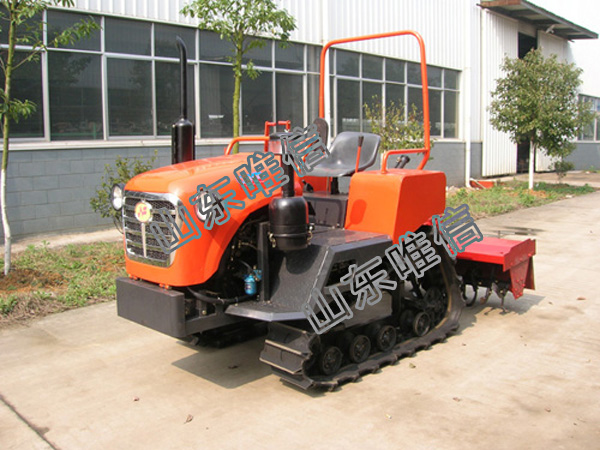 Self Propelled Rotary Cultivation Multi Purposes Farm Crawler Tractor