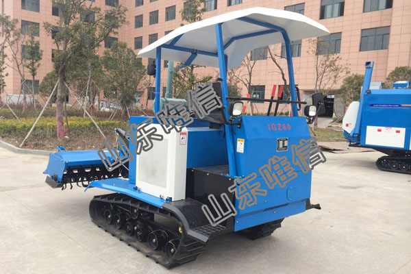 Self Propelled Rotary Cultivation Multi Purposes Farm Crawler Tractor