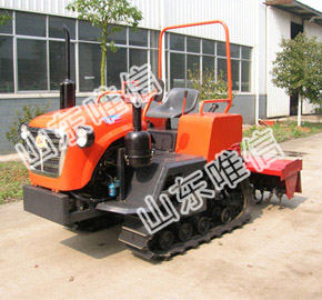 Self Propelled Rotary Cultivation Multi Purposes Farm Crawler Tractor