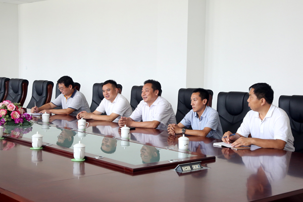 Warmly Welcome Leaders of Jining High Tech Zone to Visit Our Group