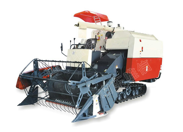 Safe Operation Farm Corn Combine Harvester