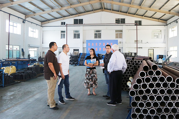 Warmly Welcomes Colombian Merchants To Visit Shandong Weixin For Purchase Steel Material