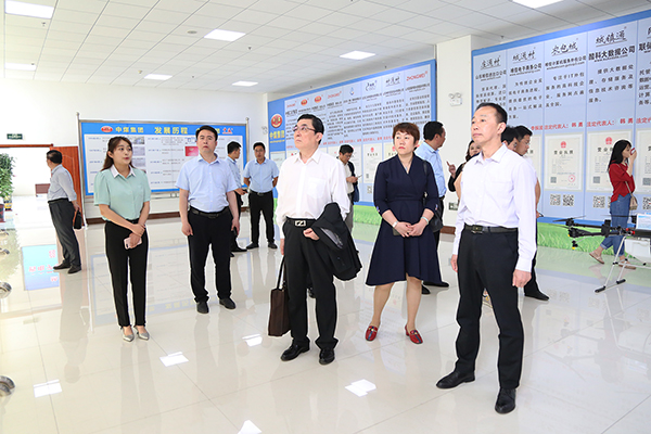 Warmly Welcome The Leaders Of The Shandong Institute Of Electronics To Visit The Shandong Weixin