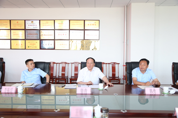 Warmly Welcome The Leaders Of Beijing Helishi Intelligent Technology Co., Ltd. To Visit Shandong Weixin For Cooperation