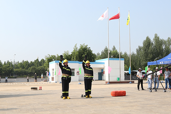 Shandong Weixin Was Invited To Emergency Rescue Drills For Hazardous Chemicals Accidents In Jining High-Tech Zone