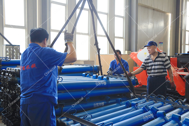 Shandong Weixin Sent A Batch Of Mining Single Hydraulic Props Sent To Shanxi Province