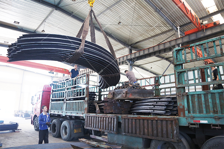 Shandong Weixin Sent A Batch Of U-Shaped Steel Support To Shanxi Province