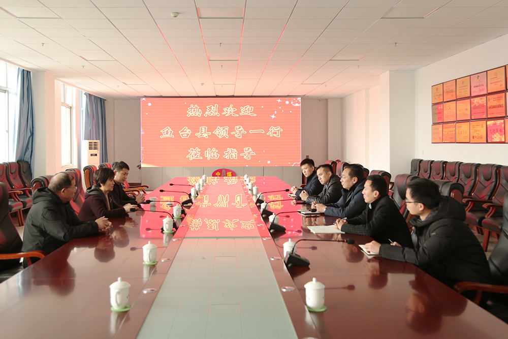 Warm Welcome Yutai County Leadership Visit China Coal Group For Inspection