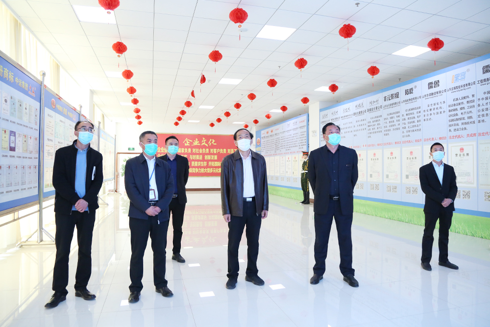 Warm welcome Jining High-tech Zone Private Enterprise Service Team Leaders visited Shandong Weixin