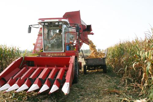 Maintenance Of Farm Corn Combine Harvester Before Storage