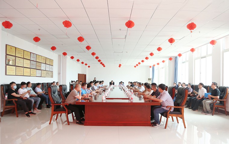 Warmly Welcome The Leaders Of Zibo Equipment Manufacturing Association To Visit Shandong Weixin