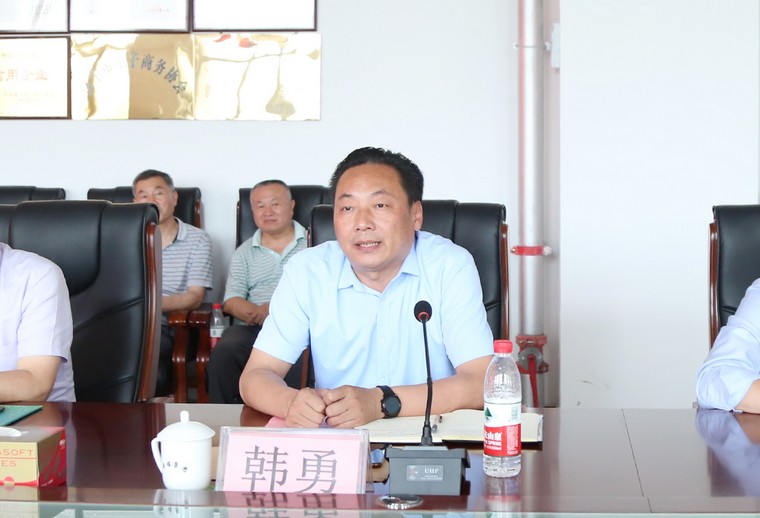 Warmly Welcome The Leaders Of Zibo Equipment Manufacturing Association To Visit Shandong Weixin