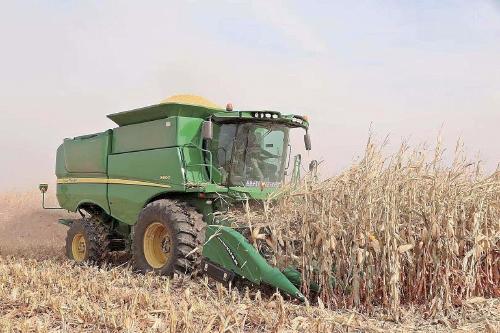Mechanical Farm Corn Combine Harvester Corn Yields Over 1100 Kg Per Mu Mechanical Farm Corn Combine Harvester Corn Yields Over 1100 Kg Per Mu