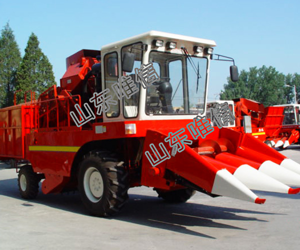 Overhaul Of The Harvesting Platform Part Of The Farm Corn Combine Harvester